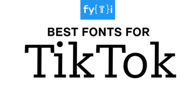 Beste Fonts für TikTok